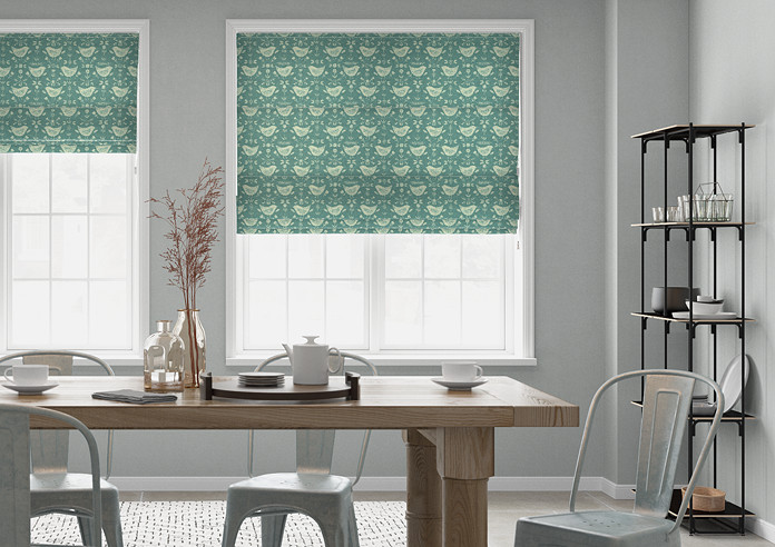 Narvik, Seafoam - Roman Blind - Image 3